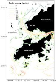 2 Depth Contours Of Western Hong Kong Waters Generated With
