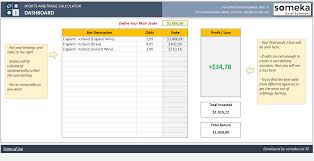 Sports Arbitrage Calculator Odds And Stakes In Excel Arbitrage Trading Calculator Excel