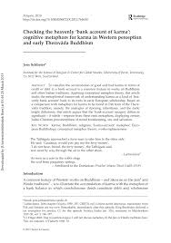 Julie depardieu, oulage abour, marc citti and others. Pdf Checking The Heavenly Bank Account Of Karma Cognitive Metaphors For Karma In Western Perception And Early Theravada Buddhism