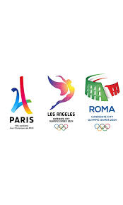 Let's make astolfo the mascot of 2024 olympics in france. Paris L A And Rome Unveil Official Logos For The 2024 Olympic Games Olympic Games Olympics Olympic Logo