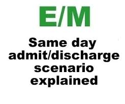 Admit And Discharge Same Day Cpt Codes Explained 99234 99236 Medical Coding Certification Medical Billing And Coding Medical Coding