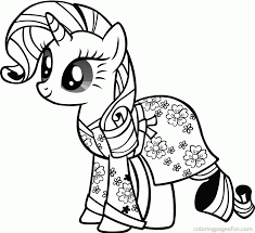 Rarity is one of the main my little pony characters. Rarity Pony Coloring Pagesa Free Printable Coloring Pages Coloring Home