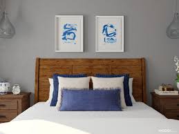 Wall art above king bed. Wondering What To Hang Above Your Bed Here Are 23 Ideas Modsy Blog