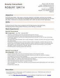 Beauty Consultant Resume Samples Qwikresume