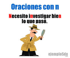 Oraciones Con N