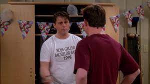 Your bachelor party will reach its culminating point and go down in history as the most unforgettable night of your best friend's life if you plan the final step just right. During Ross Bachelor Party On Friends The Balloons Are Inflated Condoms Tvdetails