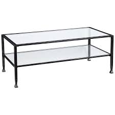 Delightfully tapered legs and a bold floral design make this. Southern Enterprises Jaymes Glass Top Metal Coffee Table In Black Ck8779