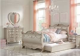 Disney Princess Silver 6 Pc Twin Sleigh Bedroom In 2020 Princess Bedroom Set Affordable Bedroom Sets Disney Princess Bedroom Set