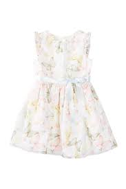 Pippa Julie Butterfly Chiffon Print Dress Toddler Girls Toddler Girl Dresses Girl Outfits Butterfly Print Dress