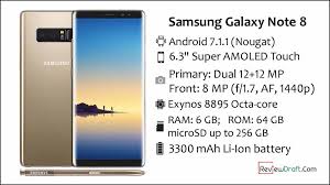 Samsung Galaxy Note 8 Price In Bangladesh Full Specification Samsung Galaxy Note 8 Galaxy Note 8 Samsung Galaxy