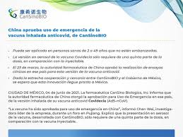 La vacuna cansino fue elaborada por el instituto de biotecnología de beijing en coordinación con cansino biologics inc, la dosis introduce es importante destacar que después de los 14 días de recibir la vacuna cansino, el cuerpo que la recibe genera anticuerpos neutralizantes y 28 días. Cansino Biologics Cansinobio Twitter