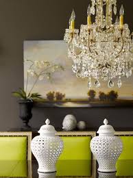 Green Dining Chairs Transitional Dining Room Alex Hayden Green Dining Room Green Dining Chairs Colorful Decor