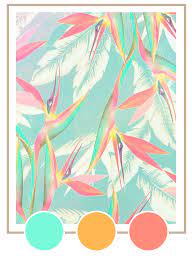 ☀️🍍come along on a tropical vacation with @hellokitty! My Summer Color Palette Vintage Tropical Coco Kelley