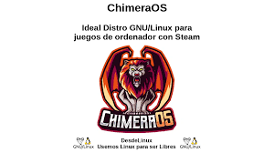 Logos are usually vector a logo is a symbol, mark, or other visual element that a company uses in place of or in co. Chimeraos Ideal Gnu Linux Distro For Computer Games With Steam From Linux