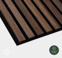 Luxury Smoked Oak Acoustic Slat Wood Wall Panels | Original Slatpanel®