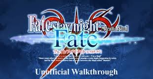 Last encore is an adaptation of an rpg set in an alternate universe where the mana on. Fate Stay Night Fate Walkthrough Xerblade Com