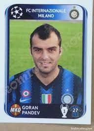 Goran pandev (born 27 july 1983) is a macedonian footballers who plays as a centre forward for italian club inter. NÂº 19 Goran Pandev Fc Internazionale Uefa C Kaufen Alte Fussball Sticker In Todocoleccion 81122748