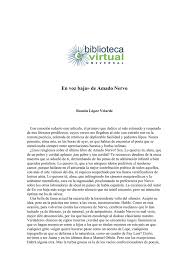 En voz baja» de Amado Nervo