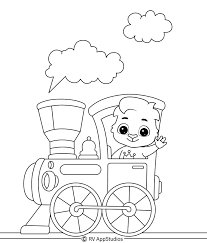 Large collection of free printable train coloring pages. Train Coloring Pages For Kids