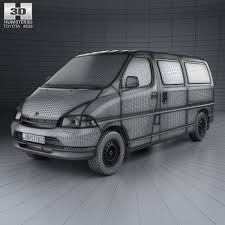 Toyota Hiace 1995 3d Model Toyota Hiace Volkswagen Volkswagen Transporter