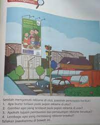 1 Apa Bunyi Tulisan Pada Papan Reklame Di Atas 2 Gambar Apa Yang Terdapat Pada Papan Reklame Di Brainly Co Id