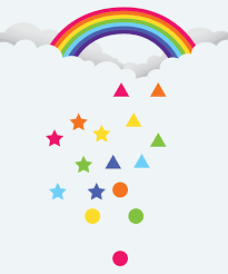 Berechnete regenbogenfarben links im mittleren und unteren streifen: Regenbogenfarben Ratsel Escape Room Spiele