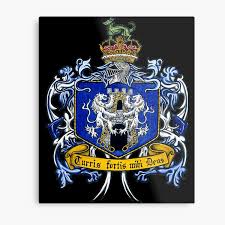 Ceramic stein to apply the coat of arms to via sublimation. Family Crest Metal Prints Redbubble