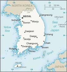 Map Of South Korea Library Of Congress