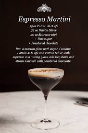 Enjoy Espresso Martini A Cocktail Made With Patron Xo Cafe Recipe Espresso Martini Espresso Martini Recipe Martini Recipes