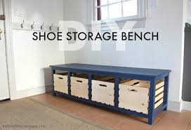 diy shoe storage bench jaime costiglio