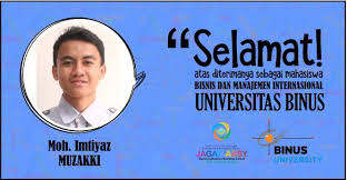 Tes di binus tes pertama adalah yang di binus university karna jadwalnya lebih awal. Selamat Mohammad Imtiyaz Muzakki Diterima Di Universitas Binus Pesantren Peradaban Dunia Jagat Arsy