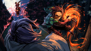 Tanjiro Vs Rui Kimetsu No Yaiba By Fliplb On Deviantart