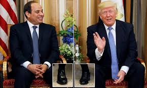 See all formats and editions hide other formats and editions. Trump Praises Al Sisi S Shoes And Promises Arms To Qatar Daily Mail Online