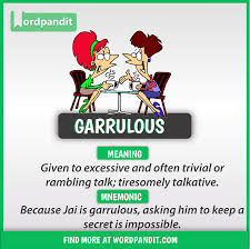 Meaning Of Garrulous Good Vocabulary Words English Vocabulary Words English Phrases