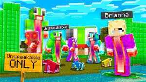 Are there any other games besides minecraft on unspeakable? I Found An Unspeakable Only Minecraft Server Youtube