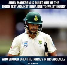 More ideas from aiden markram. Crictracker Who Should Replace Aiden Markram As Opener Facebook