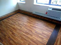 Laminate Flooring With A Border Wood Floor Design Dining Room Remodel Dining Room Floor