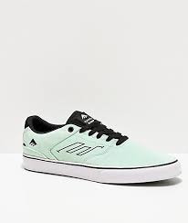 emerica reynolds low vulc mint skate shoes