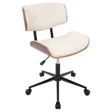 Iconic pierre paulin organic modern mushroom chair, by artifort. Lombardi Mid Century Modern Office Chair With Swivel Lumisource Target
