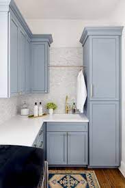 Blue is a reliable choice for kitchen cabinets. Pin On Interior Decorating Do It Yourself