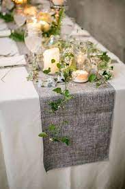 18 Rustic Greenery Wedding Table Decorations You Will Love Table Runners Wedding Wedding Table Wedding Table Decorations