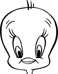Tweety Bird Pictures To Color Cool Tweety Face Coloring Page Animal Coloring Pages Coloring Pages Tweety Bird Quotes