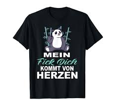 Mein Fick Dich Kkommt Von Herzen - Fick Dich T-Shirt : Amazon.de: Fashion