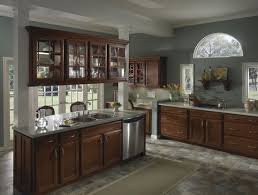 Upper And Lower Cabinets Serve As A Room Divider Free Kitchen Design Glass Kitchen Cabinet Doors Dream Kitchens Design