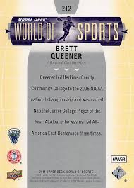 BRETT QUEENER 2011 Upper Deck World of Sports Lacrosse