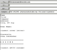 Attach Resume To Email Or Put In Body Deathbyparty Com