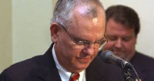 Rev. Sam Storey (Feb. 4, 1943-March 2, 2017), led the prayer at Roy Barnes'  last public appearance as governor