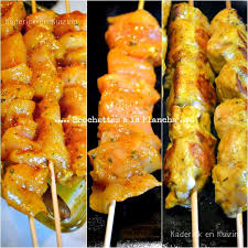 Plancha Poulet Brochettes De Poulet Marine Au Curcuma Brochette Poulet Brochette Poulet Marine Recettes De Cuisine