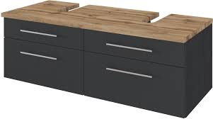 Check spelling or type a new query. Meuble Sous Vasque 120 Davos Gris Graphite Chene Wotan Sb Meubles Discount