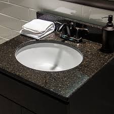 Shut off the water to the bathroom sink using the stop flow valves in the undersink cabinet. Bathroom Vanities Tops At Menards